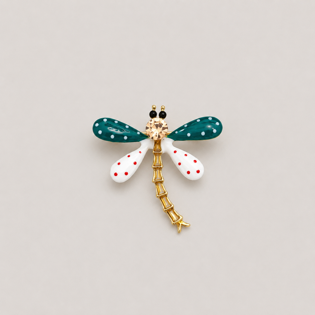 Verde Dragonfly - Brooch