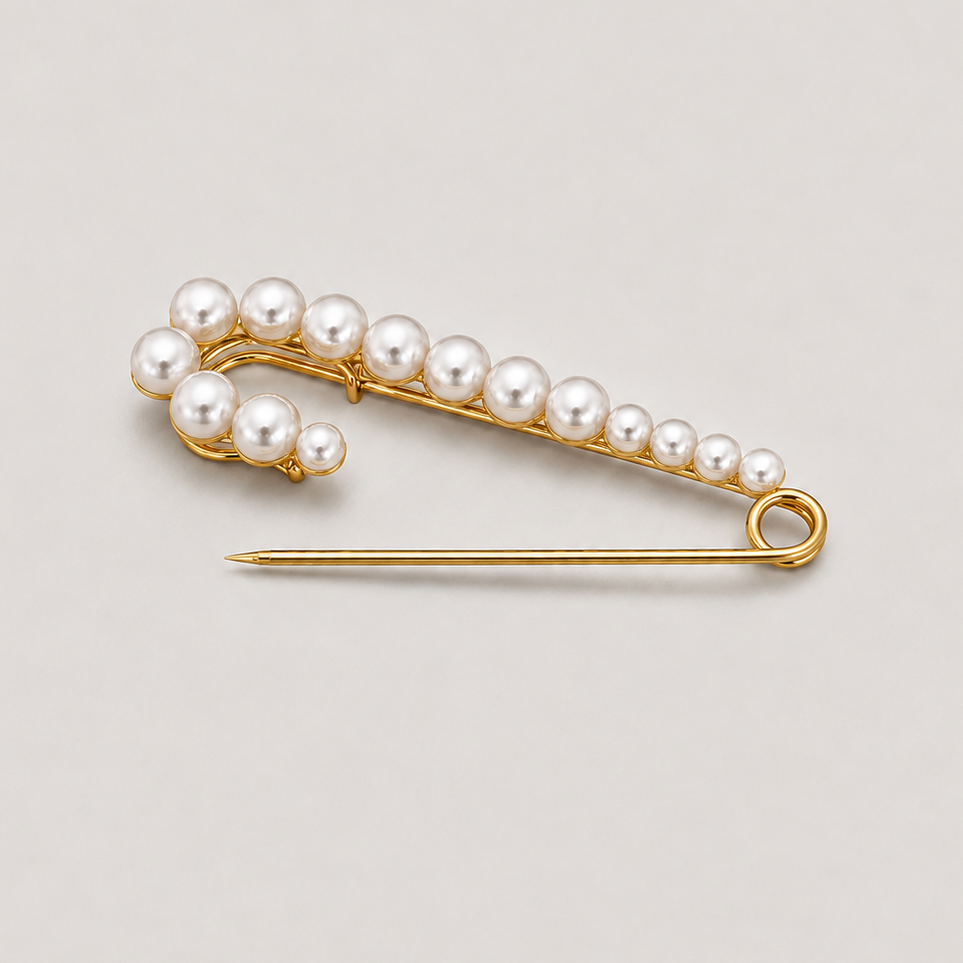 Pearl Pin - Brooch