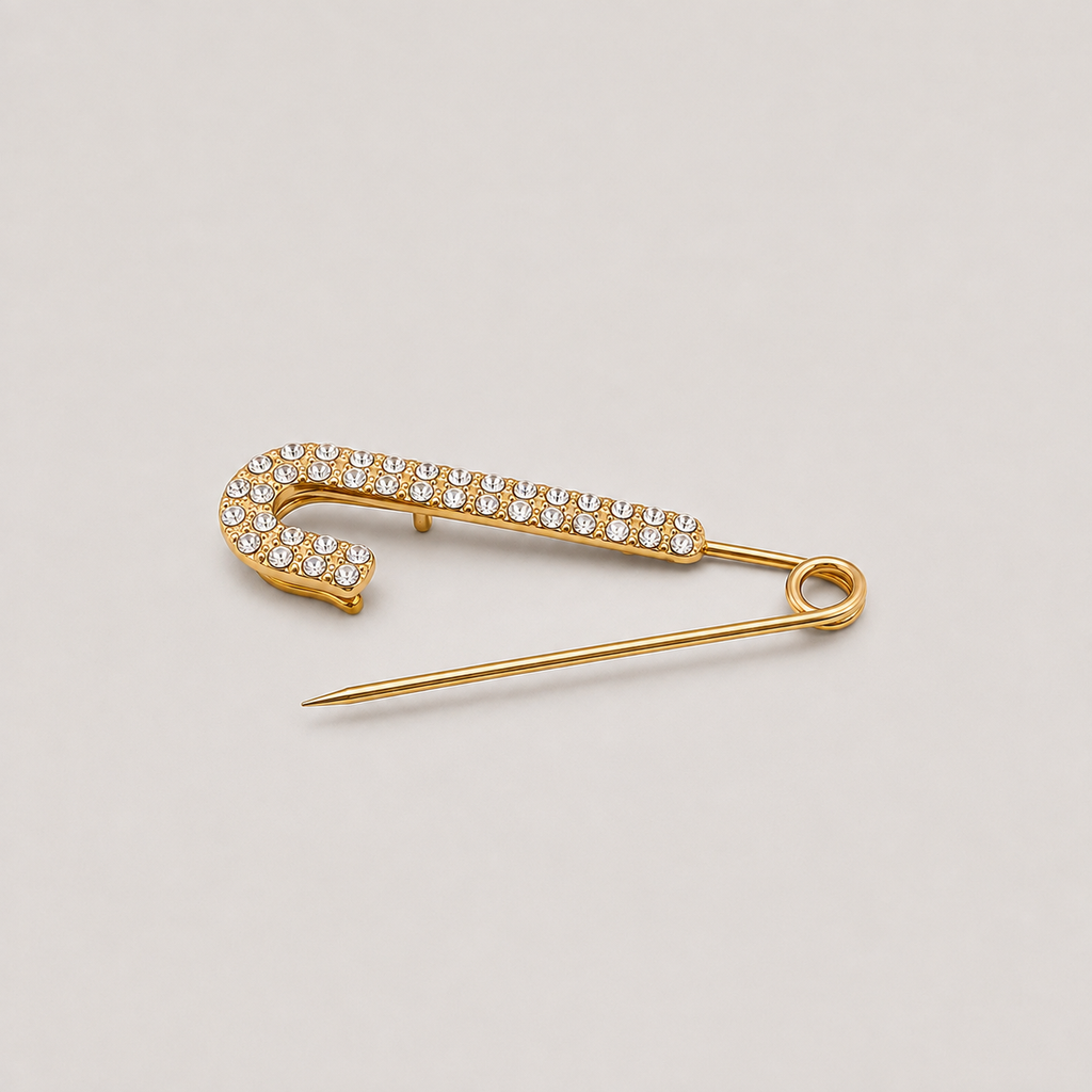Small Safety Pin - Brooch