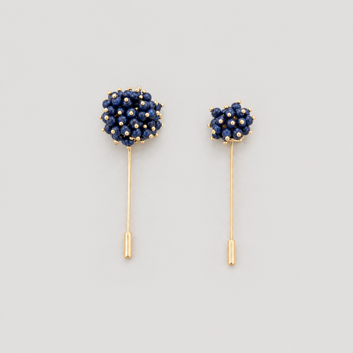 Navy Blue Pins - Brooch