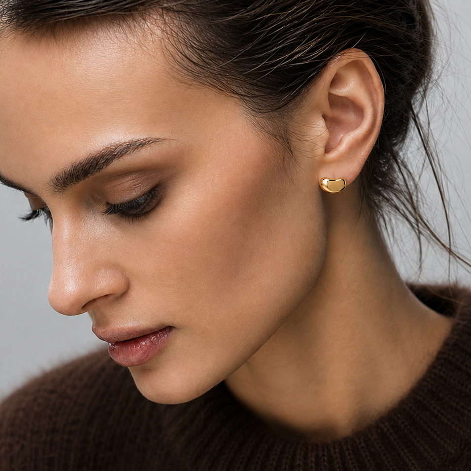 The Shape Studs - Gold