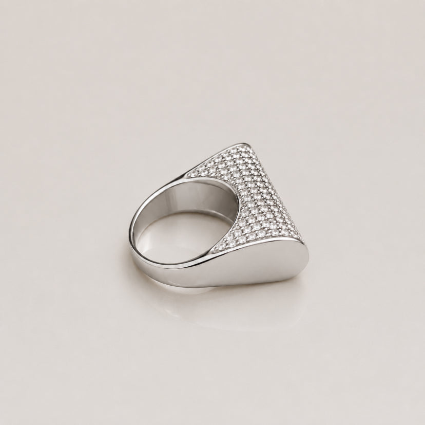 Ona Oversized Ring - Silver