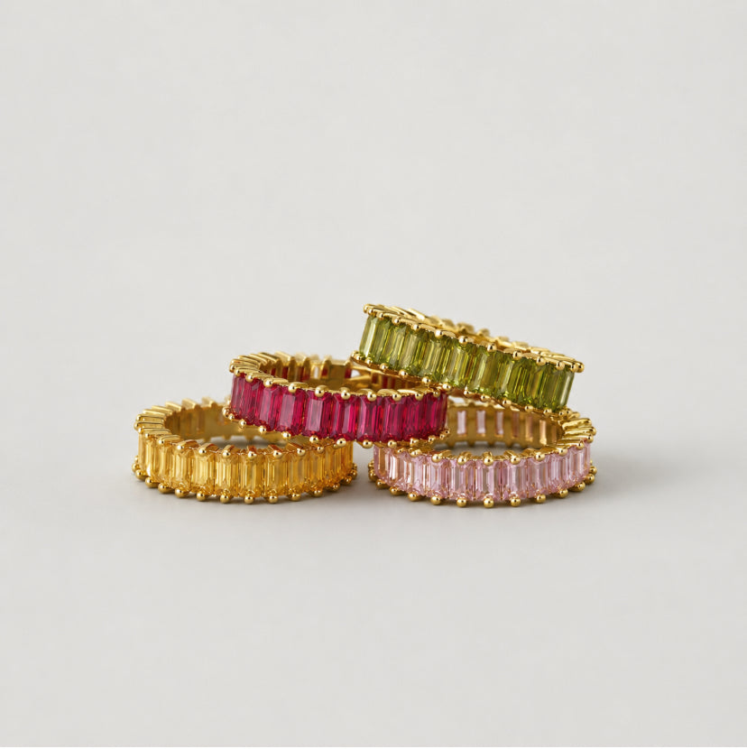 Duality Ring & Cuff - Red