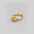 Chunky Knot Ring - Gold