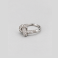 Chunky Knot Pavé - Silver