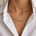 Vintage Mesh Necklace - Gold